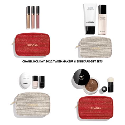 chanel holiday gift set 2022|Sneak Peek! Chanel Holiday 2022 Tweed Makeup.